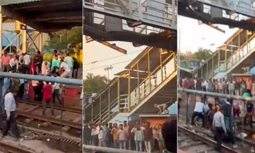 നാഗ്പൂരില് റെയില്വേ മേല്പ്പാലത്തിന്റെ സ്ലാബ് തകര്ന്നുവീണു; നിരവധി പേര്ക്ക് പരിക്ക് നാഗ്പൂരില് റെയില്വേ മേല്പ്പാലത്തിന്റെ സ്ലാബ് തകര്ന്നുവീണു; നിരവധി പേര്ക്ക് പരിക്ക്