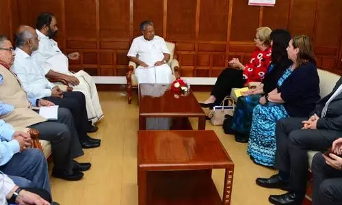വിദ്യാഭ്യാസ മേഖലയില് കേരളവുമായി സഹകരണം ഉറപ്പിക്കും; മുഖ്യമന്ത്രിയുമായുള്ള കൂടിക്കാഴ്ചയില് ഫിന്ലാന്ഡ് അംബാസിഡര് വിദ്യാഭ്യാസ മേഖലയില് കേരളവുമായി സഹകരണം ഉറപ്പിക്കും; മുഖ്യമന്ത്രിയുമായുള്ള കൂടിക്കാഴ്ചയില് ഫിന്ലാന്ഡ് അംബാസിഡര്