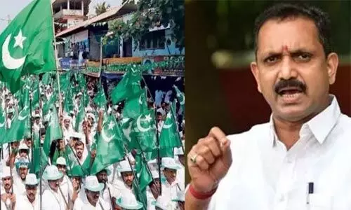 മുസ്ലിം ലീഗ് രക്തത്തിലും മജ്ജയിലും മാംസത്തിലും വര്ഗീയതയുള്ള പാര്ട്ടി; ആക്ഷേപവുമായി കെ സുരേന്ദ്രന് മുസ്ലിം ലീഗ് രക്തത്തിലും മജ്ജയിലും മാംസത്തിലും വര്ഗീയതയുള്ള പാര്ട്ടി; ആക്ഷേപവുമായി കെ സുരേന്ദ്രന്