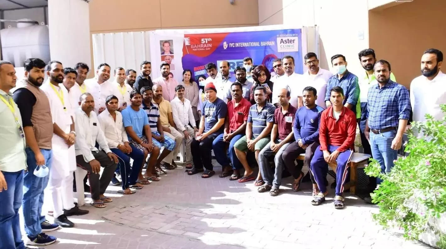 ബഹ്‌റൈൻ ദേശീയ ദിനത്തോടനുബന്ധിച്ച് ഐവൈസി ഇന്റർനാഷണൽ മെഡിക്കൽ ക്യാംപ് സംഘടിപ്പിച്ചു