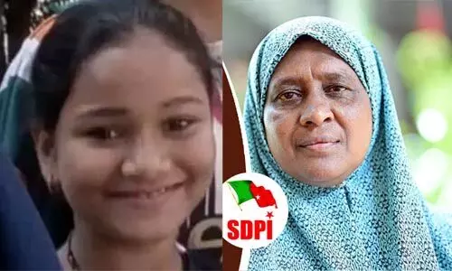 സൈക്കിള് പോളോ ചാംപ്യന്ഷിപ്പിനെത്തിയ 10 വയസ്സുകാരിയുടെ മരണം: സംഘാടകര്ക്കെതിരേ കൊലക്കുറ്റത്തിന് കേസെടുക്കണം- പി ജമീല സൈക്കിള് പോളോ ചാംപ്യന്ഷിപ്പിനെത്തിയ 10 വയസ്സുകാരിയുടെ മരണം: സംഘാടകര്ക്കെതിരേ കൊലക്കുറ്റത്തിന് കേസെടുക്കണം- പി ജമീല