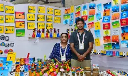 നവകലയിൽ വിസ്മയം തീർത്ത് യുവദമ്പതികൾ നവകലയിൽ വിസ്മയം തീർത്ത് യുവദമ്പതികൾ