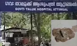 സര്‍ക്കാര്‍ ആശുപത്രിയിലെ ശുചിമുറിയുടെ സീലിങ് ഇളകി വീണ് ഒരാള്‍ക്ക് പരിക്ക്