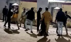 ഭക്ഷണത്തെച്ചൊല്ലി തര്‍ക്കം; യുപിയില്‍ ജയില്‍ വാര്‍ഡന്‍മാര്‍ ഏറ്റുമുട്ടി (വീഡിയോ)