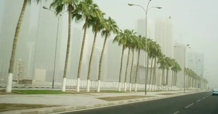 ഖത്തറിൽ തണുപ്പും കാറ്റും ശക്തം ഖത്തറിൽ തണുപ്പും കാറ്റും ശക്തം