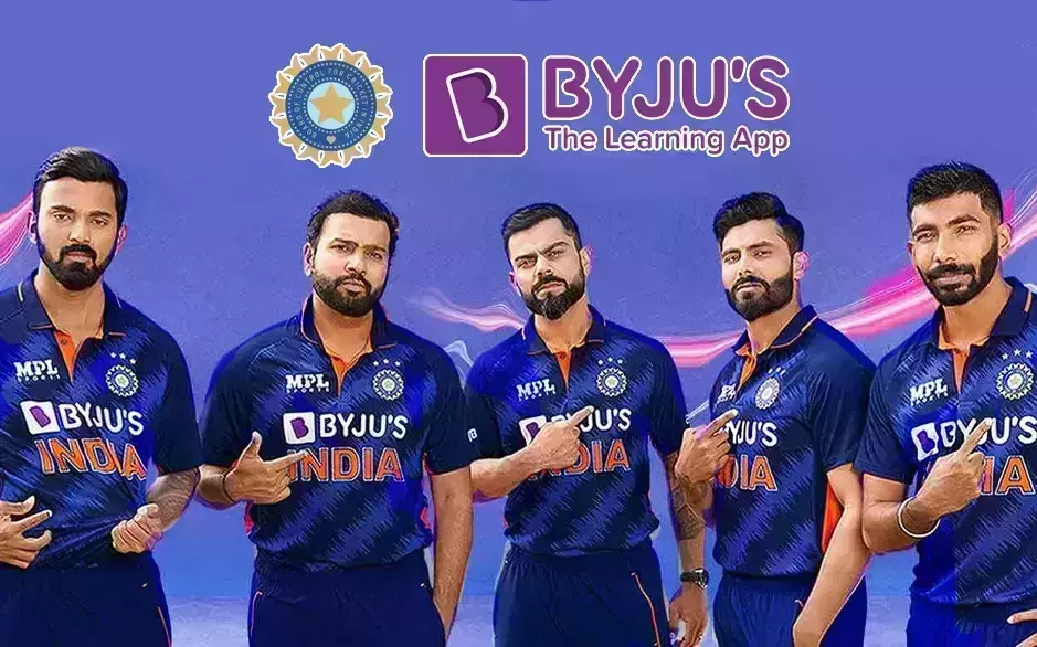 ബിസിസിഐയുമായുള്ള സ്പോണ്സര്ഷിപ്പുകള് റദ്ദാക്കാനൊരുങ്ങി ബൈജൂസ് ബിസിസിഐയുമായുള്ള സ്പോണ്സര്ഷിപ്പുകള് റദ്ദാക്കാനൊരുങ്ങി ബൈജൂസ്