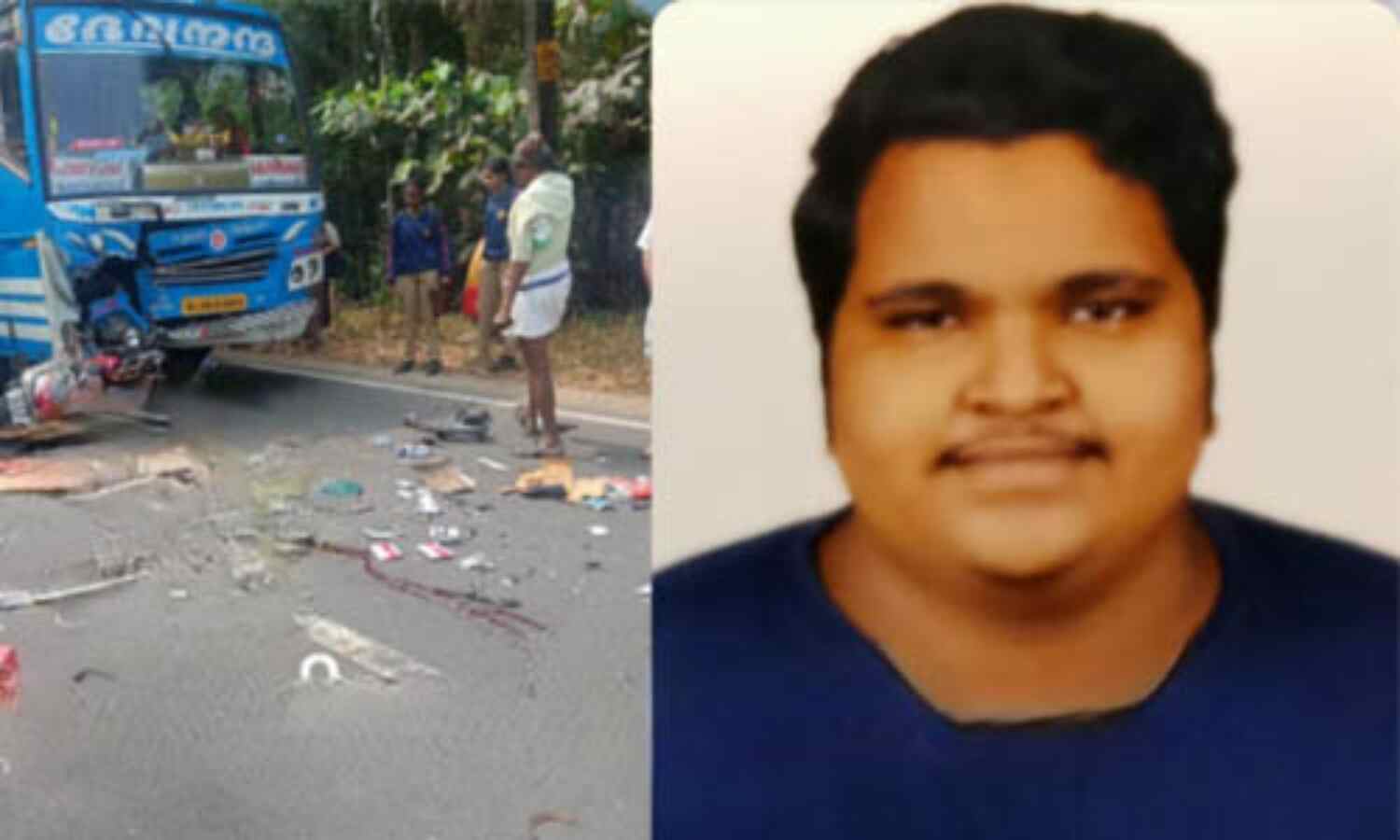 വള്ളിക്കുന്നില് ബസ്സും ബൈക്കും കൂട്ടിയിടിച്ച് ബൈക്ക് യാത്രികന് മരിച്ചു വള്ളിക്കുന്നില് ബസ്സും ബൈക്കും കൂട്ടിയിടിച്ച് ബൈക്ക് യാത്രികന് മരിച്ചു