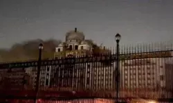 തെലങ്കാനയില്‍ പുതിയ സെക്രട്ടേറിയറ്റ് കെട്ടിടത്തില്‍ തീപ്പിടിത്തം (വീഡിയോ)