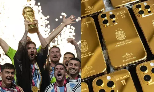 ലോകകപ്പിന് പ്രത്യുപകാരം; സഹതാരങ്ങള്‍ക്ക് ഗോള്‍ഡന്‍ ഐഫോണുകള്‍ നല്‍കാനൊരുങ്ങി മെസ്സി
