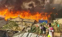 ബംഗ്ലാദേശിലെ റോഹിന്‍ഗ്യന്‍ അഭയാര്‍ഥി ക്യാംപില്‍ വന്‍ തീപ്പിടിത്തം