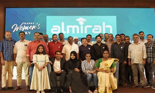 പെണ്കുട്ടികള്ക്കായുള്ള 25 ലക്ഷത്തിന്റെ അല്മിറ സ്കോളര്ഷിപ്പ് വനിതാദിനത്തില് വിതരണം ചെയ്തു പെണ്കുട്ടികള്ക്കായുള്ള 25 ലക്ഷത്തിന്റെ അല്മിറ സ്കോളര്ഷിപ്പ് വനിതാദിനത്തില് വിതരണം ചെയ്തു