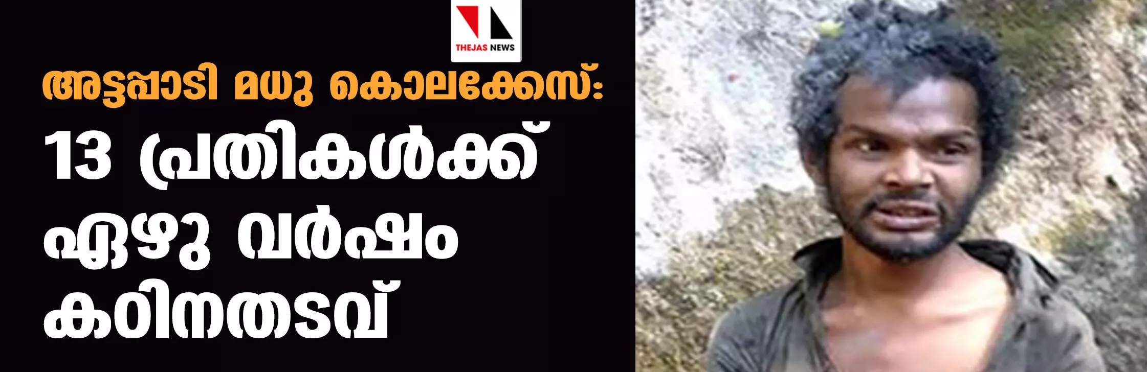 അട്ടപ്പാടി മധു കൊലക്കേസ്: 13 പ്രതികള്‍ക്ക് ഏഴു വര്‍ഷം കഠിനതടവ്