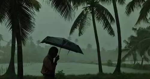 സംസ്ഥാനത്ത് ശനിയാഴ്ച വരെ മഴയ്ക്കും ശക്തമായ കാറ്റിനും സാധ്യത സംസ്ഥാനത്ത് ശനിയാഴ്ച വരെ മഴയ്ക്കും ശക്തമായ കാറ്റിനും സാധ്യത