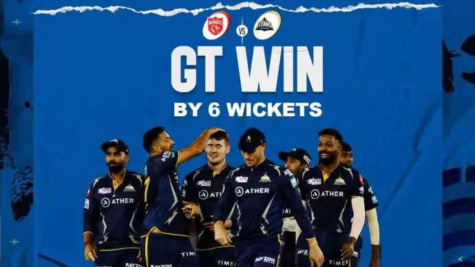 ഗില്‍ ഫോമില്‍; പഞ്ചാബ് കിങ്‌സിനെതിരേ ഗുജറാത്ത് ടൈറ്റന്‍സിന് ജയം