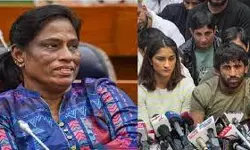 ഗുസ്തി താരങ്ങളുടെ സമരം രാജ്യത്തിന് കളങ്കം: പി ടി ഉഷ; ഉഷയ്‌ക്കെതിരേ താരങ്ങള്‍