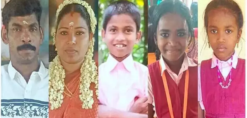 കണ്ണൂര് ചെറുപുഴയില് ദമ്പതികളും മൂന്നു കുട്ടികളും വീട്ടില് മരിച്ച നിലയില് കണ്ണൂര് ചെറുപുഴയില് ദമ്പതികളും മൂന്നു കുട്ടികളും വീട്ടില് മരിച്ച നിലയില്