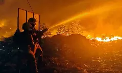 കണ്ണൂര്‍ കോര്‍പറേഷന്റെ മാലിന്യ പ്ലാന്റില്‍ വന്‍ തീപിടിത്തം