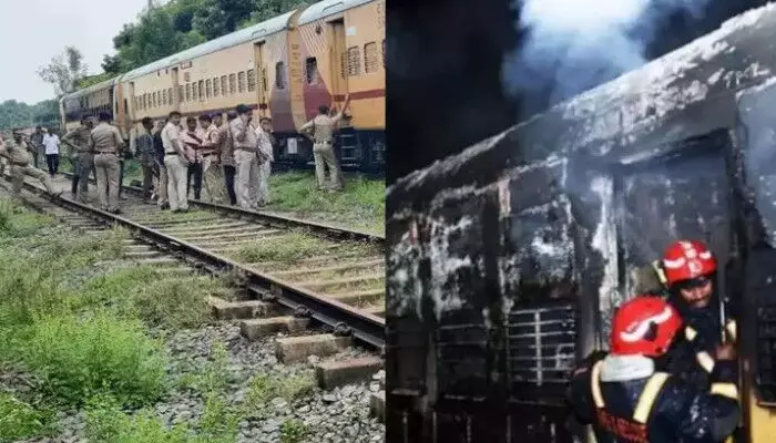 കണ്ണൂരില് ട്രെയിനിന് തീയിട്ടത് ബംഗാള് സ്വദേശിയെന്ന് സൂചന; മാനസികാസ്വാസ്ഥ്യമെന്ന് നിഗമനം കണ്ണൂരില് ട്രെയിനിന് തീയിട്ടത് ബംഗാള് സ്വദേശിയെന്ന് സൂചന; മാനസികാസ്വാസ്ഥ്യമെന്ന് നിഗമനം
