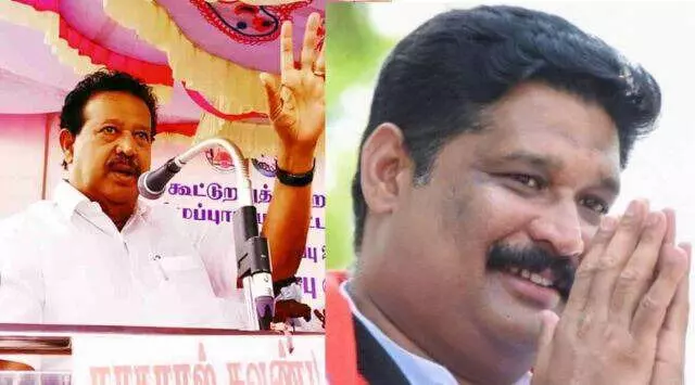 തമിഴ്നാട് മന്ത്രി കെ പൊന്മുടിയെ ഇഡി ഓഫിസിലേക്ക് കൊണ്ടുപോയി തമിഴ്നാട് മന്ത്രി കെ പൊന്മുടിയെ ഇഡി ഓഫിസിലേക്ക് കൊണ്ടുപോയി