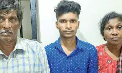 യുവാവിനെ കൈകാലുകള്‍ കെട്ടി കയര്‍കൊണ്ട് കഴുത്തുഞെരിച്ച് കൊന്നു; മാതാപിതാക്കളും സഹോദരനും അറസ്റ്റില്‍