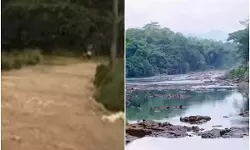 കര്‍ണാടക വനത്തില്‍ ഉരുള്‍പൊട്ടല്‍; കണ്ണൂര്‍ ജില്ലയുടെ മലയോര മേഖലയില്‍ പുഴകള്‍ കരകവിഞ്ഞു