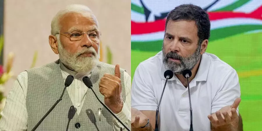 ഇന്ത്യന് മുജാഹിദീനൊപ്പവും ഇന്ത്യയുണ്ടെന്ന് മോദി; എന്ത് വിളിച്ചാലും പ്രശ്നമില്ലെന്ന് തിരിച്ചടിച്ച് രാഹുല് ഇന്ത്യന് മുജാഹിദീനൊപ്പവും ഇന്ത്യയുണ്ടെന്ന് മോദി; എന്ത് വിളിച്ചാലും പ്രശ്നമില്ലെന്ന് തിരിച്ചടിച്ച് രാഹുല്
