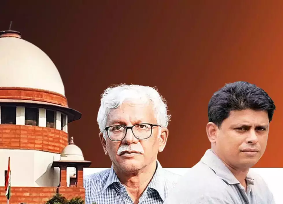 ഭീമാ കൊറേഗാവ് കേസ്: വെര്നണ് ഗോണ്സാല്വസിനും അരുണ് ഫെരേരക്കും ജാമ്യം ഭീമാ കൊറേഗാവ് കേസ്: വെര്നണ് ഗോണ്സാല്വസിനും അരുണ് ഫെരേരക്കും ജാമ്യം