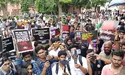 നൂഹിനെ രക്ഷിക്കുക; ജാമിഅ സര്‍വകലാശാലയില്‍ വിദ്യാര്‍ഥി പ്രതിഷേധം