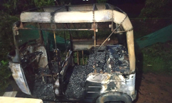 ദലിത് ഓട്ടോ ഡ്രൈവര്‍ ചിത്രലേഖയുടെ ഓട്ടോ വീണ്ടും കത്തി നശിച്ചു