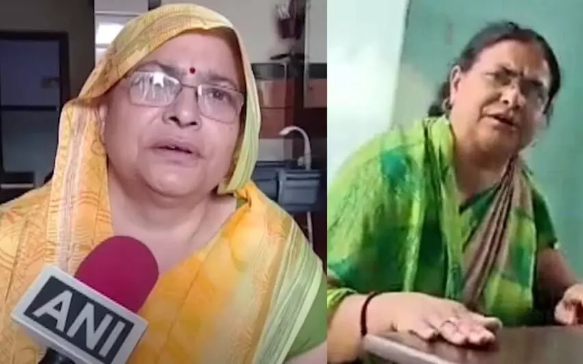 മുസ്ലിം വിദ്യാര്ഥിയെ സഹപാഠികളെക്കൊണ്ട് തല്ലിച്ച സംഭവം: അധ്യാപികക്കെതിരേ ഗുരുതരവകുപ്പ് ചുമത്തി മുസ്ലിം വിദ്യാര്ഥിയെ സഹപാഠികളെക്കൊണ്ട് തല്ലിച്ച സംഭവം: അധ്യാപികക്കെതിരേ ഗുരുതരവകുപ്പ് ചുമത്തി