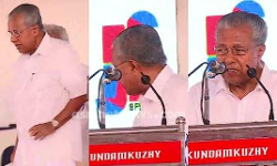പ്രസംഗം കഴിയും മുമ്പ് അനൗണ്‍സ്‌മെന്റ്; മുഖ്യമന്ത്രി ക്ഷുഭിതനായി വേദിവിട്ടു