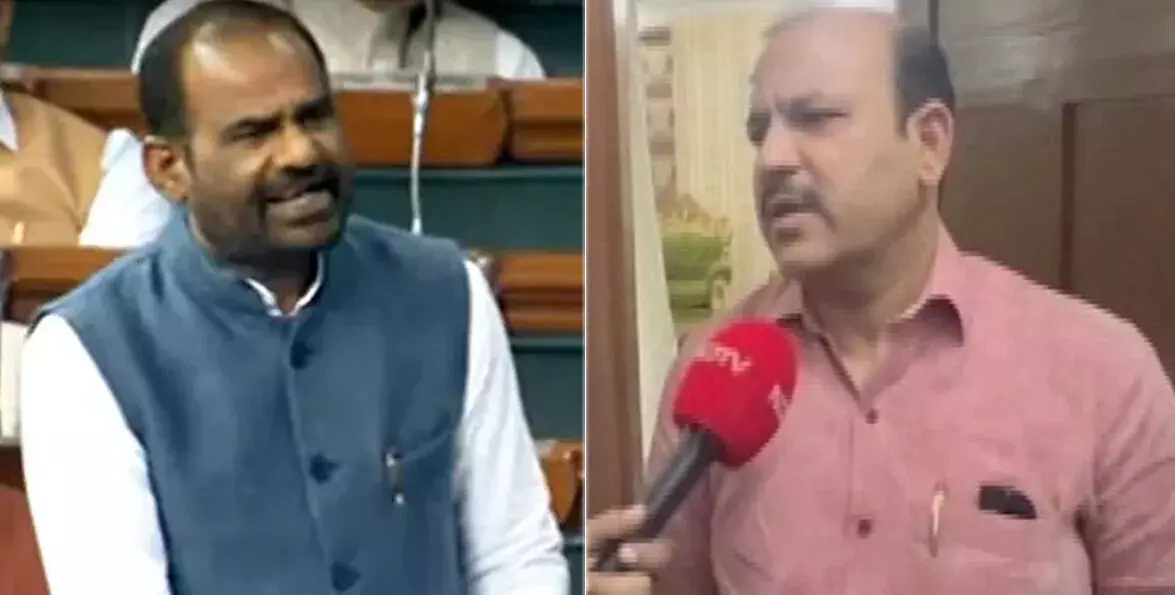 മുസ് ലിം എംപിക്കെതിരായ തീവ്രവാദി പരാമര്‍ശം; എംപിമാരുടെ പരാതി സ്പീക്കര്‍ പ്രിവിലേജ് കമ്മിറ്റിക്കു കൈമാറി