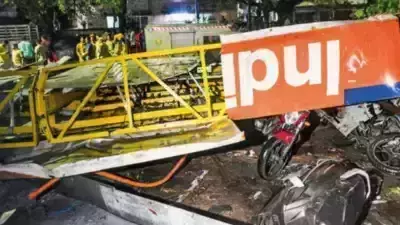 ചെന്നൈയില്‍ പെട്രോള്‍ പമ്പിന്റെ മേല്‍ക്കൂര തകര്‍ന്ന് ഒരാള്‍ മരിച്ചു; 13 പേര്‍ക്ക് പരിക്ക്