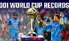 ക്രിക്കറ്റ് ലോകകപ്പുകളിലെ റെക്കോര്‍ഡുകള്‍