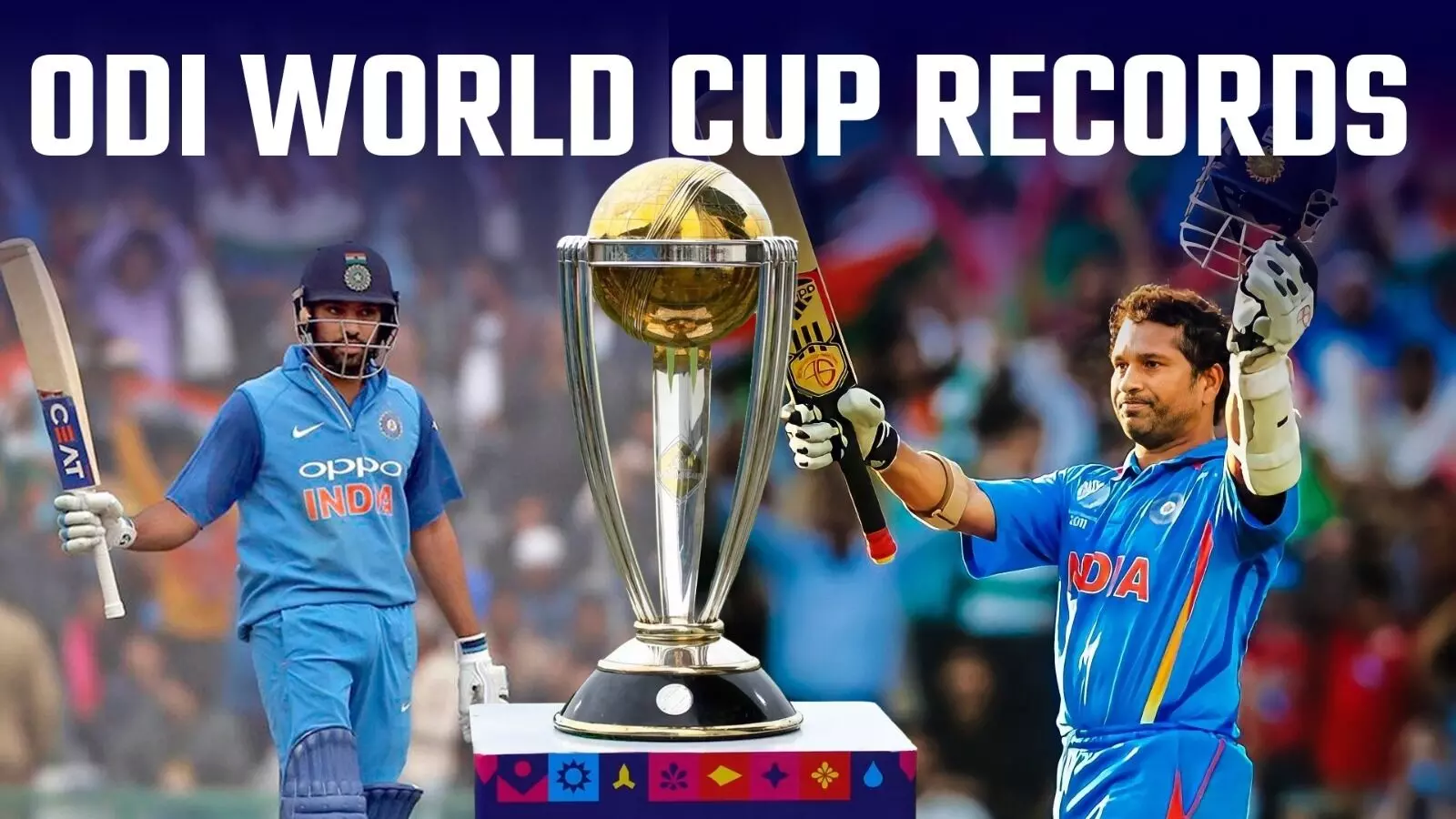 ക്രിക്കറ്റ് ലോകകപ്പുകളിലെ റെക്കോര്ഡുകള് ക്രിക്കറ്റ് ലോകകപ്പുകളിലെ റെക്കോര്ഡുകള്