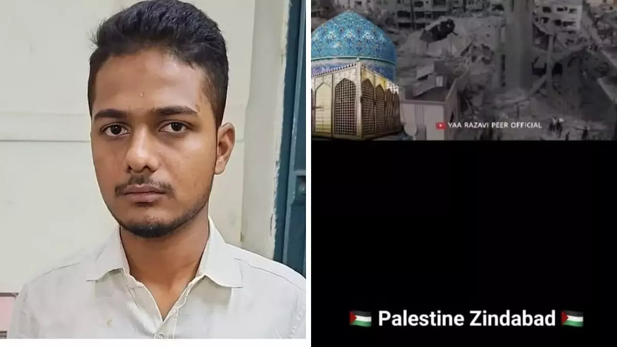 ഫലസ്തീനെ പിന്തുണച്ച് വാട്‌സാപ് സ്റ്റാറ്റസ്; കര്‍ണാടകയില്‍ യുവാവ് പോലിസ് കസ്റ്റഡിയില്‍