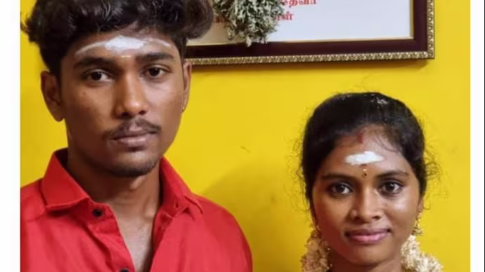 തമിഴ്‌നാട്ടില്‍ ദുരഭിമാനക്കൊല; നവദമ്പതികളെ വീട്ടില്‍ക്കയറി വെട്ടിക്കൊന്നു