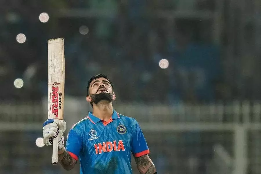 ഈഡനില്‍ വിരാട് കോഹ്‌ലിയുടെ ജന്‍മദിനാഘോഷം റെക്കോഡ് നേട്ടത്തോടെ