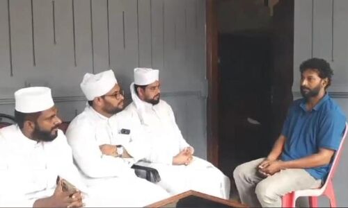 സ്തീധനം ഇസ് ലാമിക മൂല്യങ്ങള്‍ക്കെതിര്; കെ എം വൈ എഫ് നേതാക്കള്‍ ഡോ. ഷഹനയുടെ വീട് സന്ദര്‍ശിച്ചു