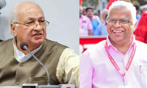 ഗവര്‍ണര്‍ ഇട്ടിക്കണ്ടപ്പനെന്ന് എം വി ജയരാജന്‍; കണ്ണൂരില്‍ പ്രതിഷേധം ഏറ്റെടുത്ത് സിപിഎം