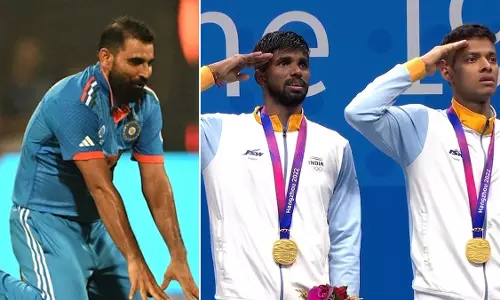 സാത്വിക്കിനും ചിരാഗിനും ഖേല്രത്ന; മുഹമ്മദ് ഷമിക്ക് അര്ജുന അവാര്ഡ് സാത്വിക്കിനും ചിരാഗിനും ഖേല്രത്ന; മുഹമ്മദ് ഷമിക്ക് അര്ജുന അവാര്ഡ്