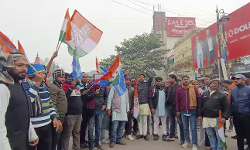 ബനാറസ് സര്‍വകലാശാലയിലെ കൂട്ടബലാല്‍സംഗം:  പ്രതികളായ ബിജെപിക്കാരുടെ വീടുകള്‍ ബുള്‍ഡോസര്‍ ചെയ്യാത്തതെന്തേ...?; പ്രതിഷേധവുമായി കോണ്‍ഗ്രസ്(വീഡിയോ)