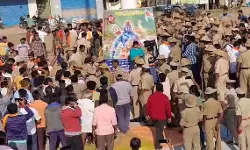 കര്‍ണാടകയില്‍ ഹനുമാന്‍ പതാക നീക്കം ചെയ്തതിനെ ചൊല്ലി സംഘര്‍ഷം; നിരോധനാജ്ഞ