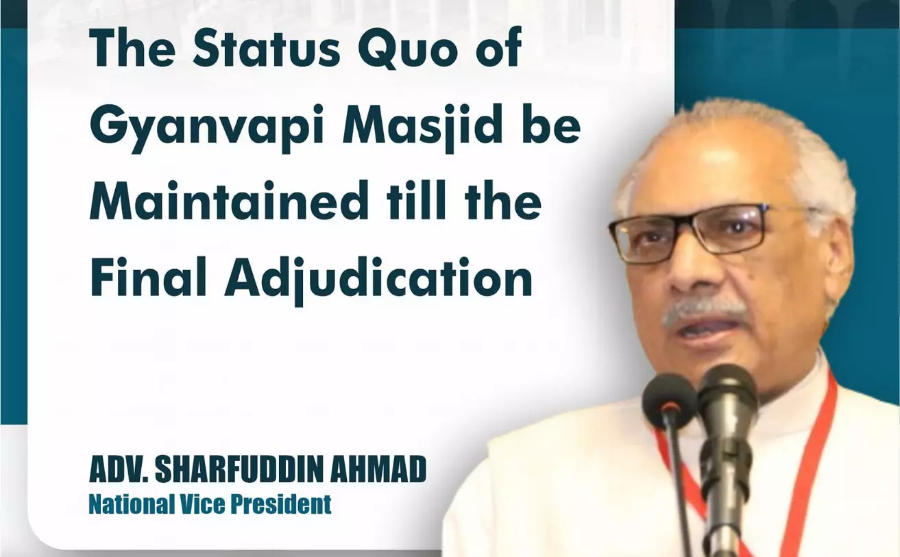 ഗ്യാന്‍ വാപി മസ്ജിദ്: അന്തിമ വിധി വരുന്നതുവരെ നിലവിലെ സ്ഥിതി തുടരണം-എസ് ഡിപിഐ