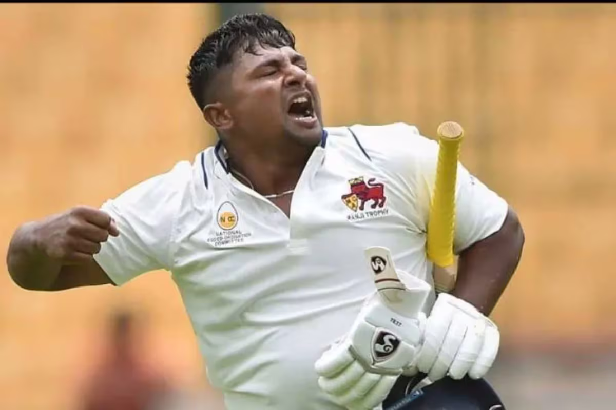 അരങ്ങേറ്റത്തില്‍ അര്‍ദ്ധസെഞ്ചുറി; ജഡേജയുടെ ആശയക്കുഴപ്പത്തില്‍ പുറത്തായി സര്‍ഫറാസ് ഖാന്‍