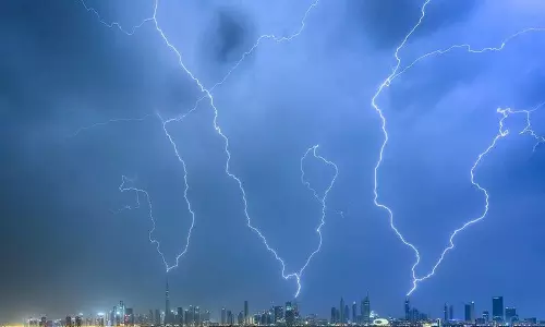 ദുബായില്‍ രണ്ട് ദിവസം മഴ ; ഫുജൈറയില്‍ കനത്ത മഴ