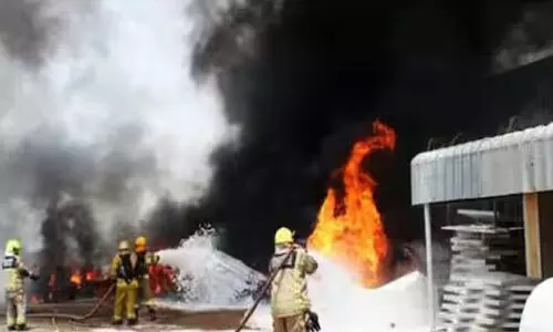 യുഎഇയില്‍ ഫാക്ടറിയില്‍ വന്‍ തീപിടിത്തം; നിരവധി പേര്‍ക്ക് പരിക്ക്