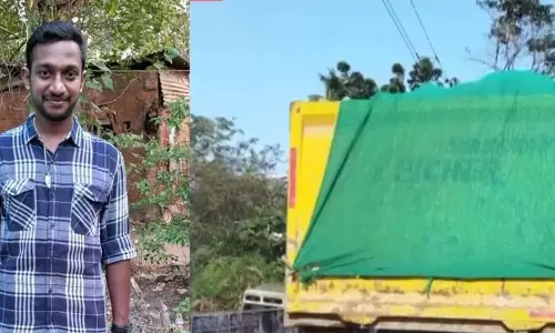 ലോറിയില്‍നിന്ന് കരിങ്കല്ല് തെറിച്ചുവീണ് സ്‌കൂട്ടര്‍ യാത്രികന്‍ മരിച്ചു