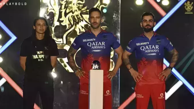 കന്നി ഐപിഎല് കിരീടം ലക്ഷ്യം; പേരും ജഴ്സിയും മാറ്റി ആര്സിബി കന്നി ഐപിഎല് കിരീടം ലക്ഷ്യം; പേരും ജഴ്സിയും മാറ്റി ആര്സിബി