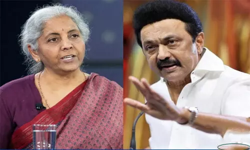 നിർമല സീതാരാമനെതിരെ രൂക്ഷ വിമർശനവുമായി എംകെ സ്റ്റാലിൻ നിർമല സീതാരാമനെതിരെ രൂക്ഷ വിമർശനവുമായി എംകെ സ്റ്റാലിൻ